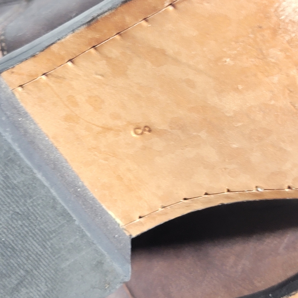 Steven Rannt Studded Leather Riding Boots W US 8 - Picture 6 of 15